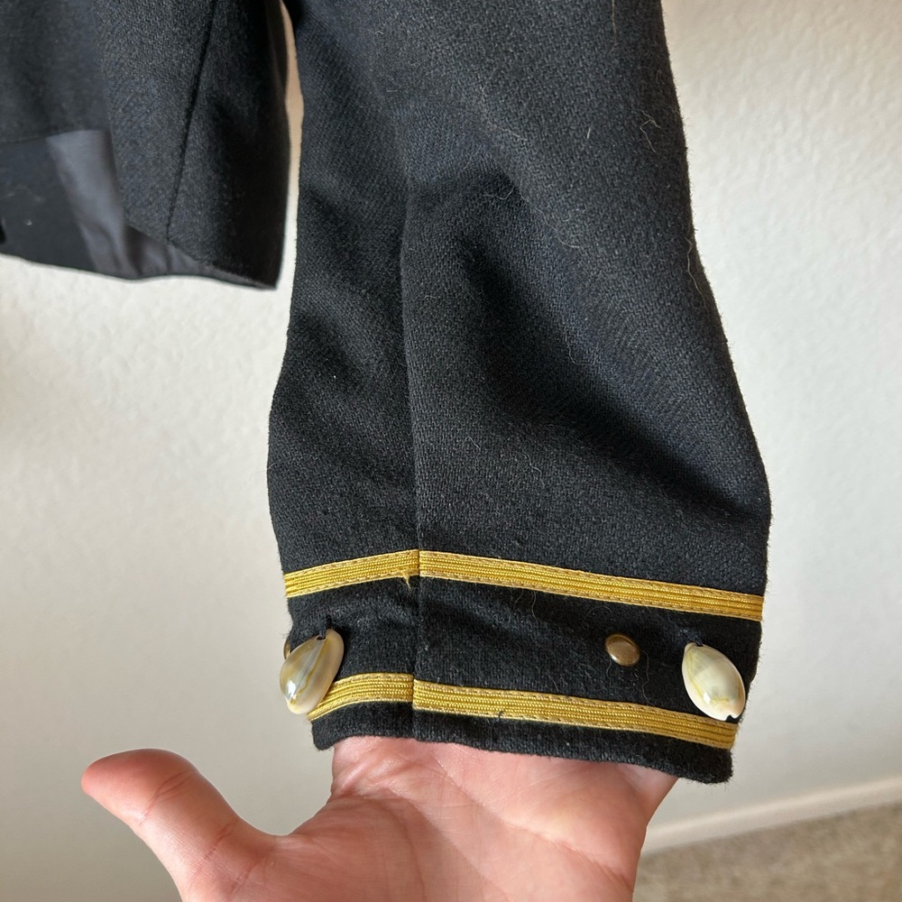 Vintage Double D Ranch Wool-Blend Fringe Jacket with Shell Accent, Size L - Picture 13 of 13